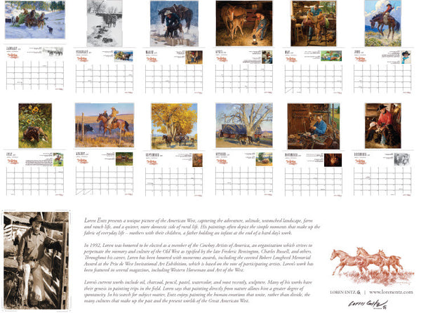2015 Calendar - The Art of Loren Entz