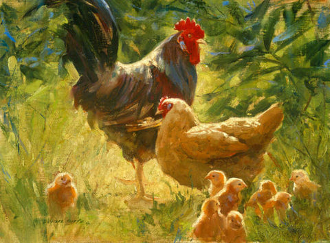 "Le Coq et sa Famille"