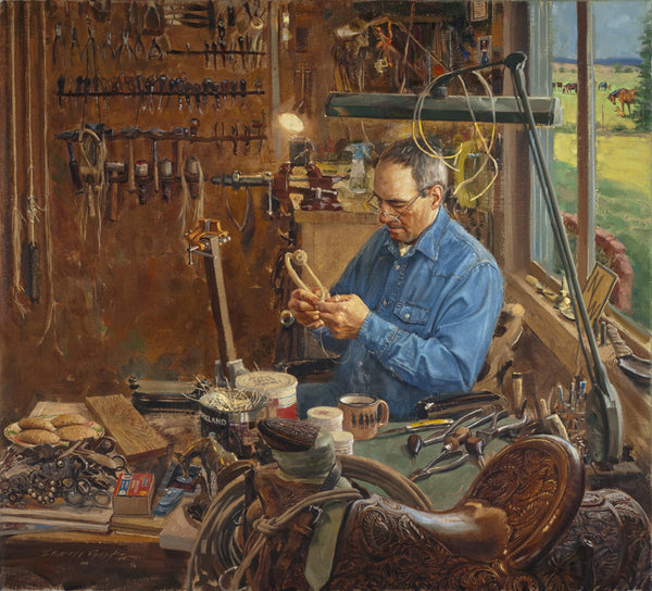 "Nate Wald, Rawhide Braider, Lodge Grass, Montana"