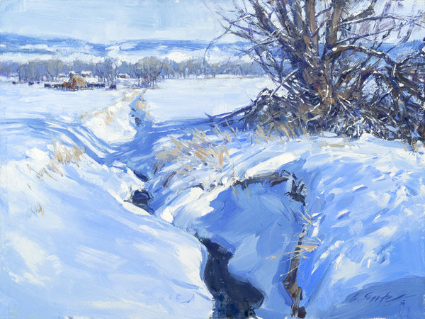 "Out Doing Morning Chores"