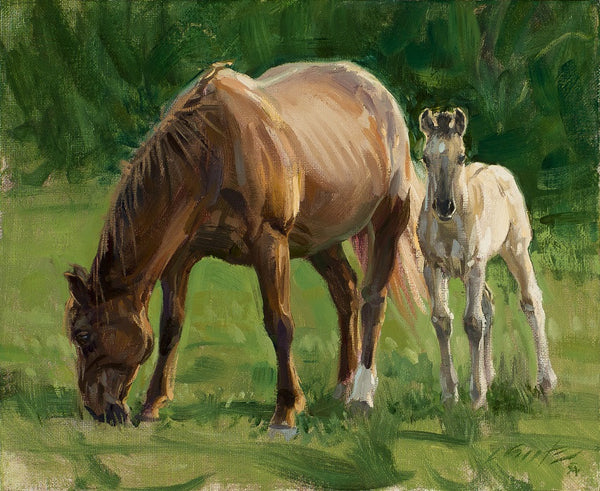 "Safe By Mother's Side"