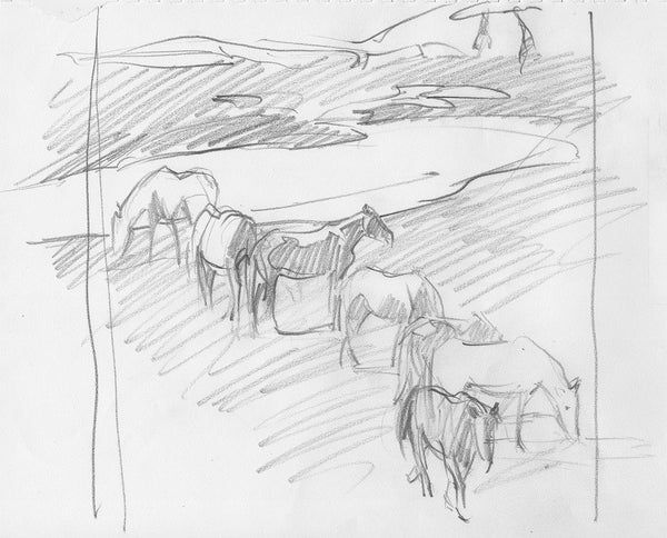 "Study for 'New Grass' "